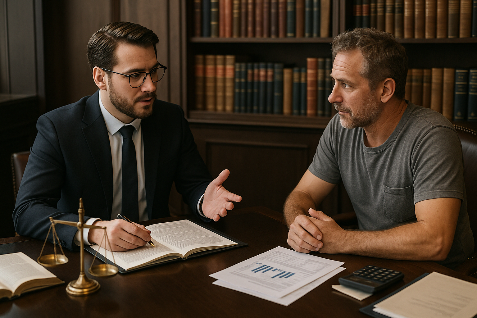 Un artisan rédigeant une facture d’acompte conforme dans son bureau.