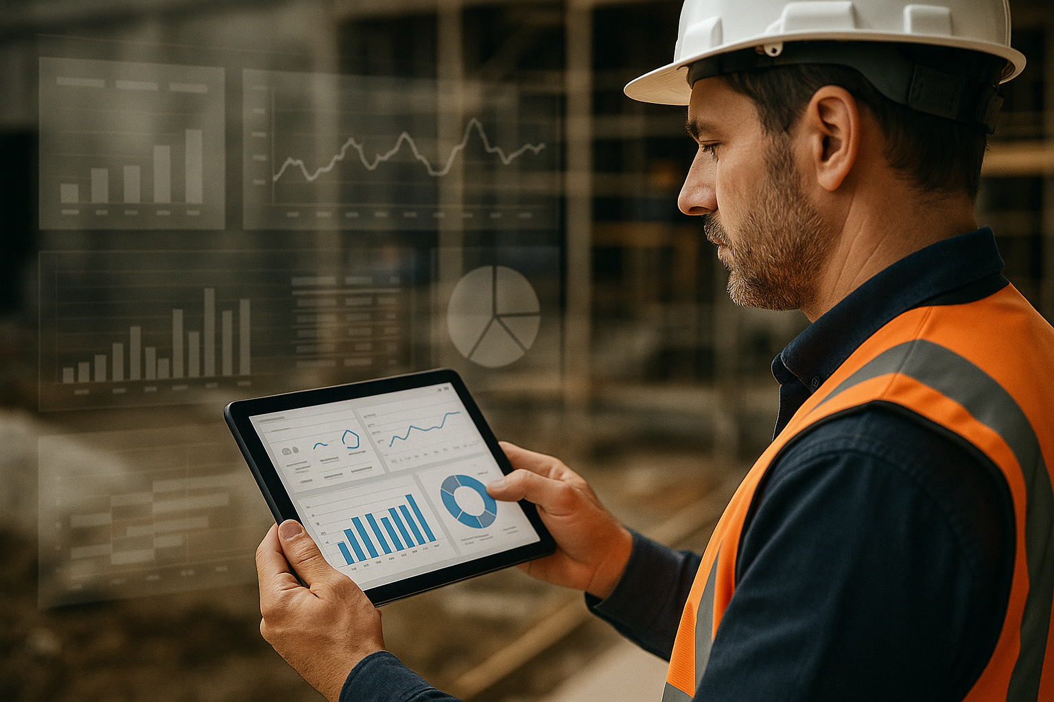 Professionnels de la construction planifiant un chantier.