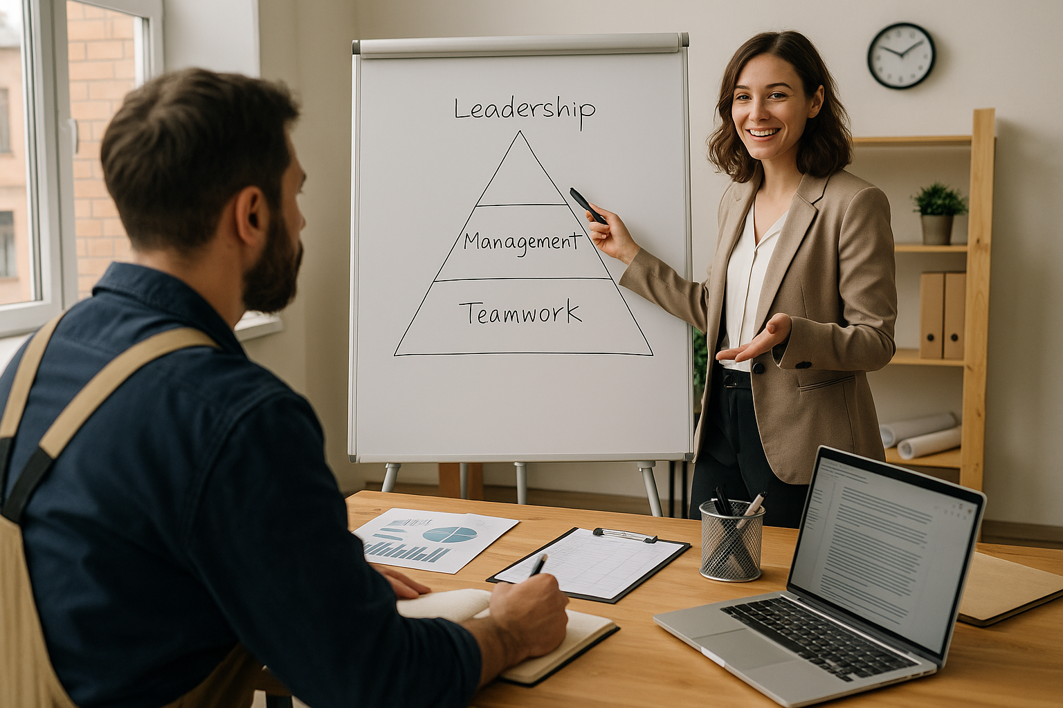 Un artisan évalue sa capacité à embaucher pour transformer son activité.