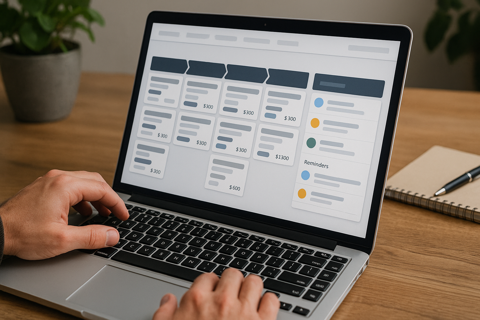 Une interface CRM illustrant la centralisation des données clients.